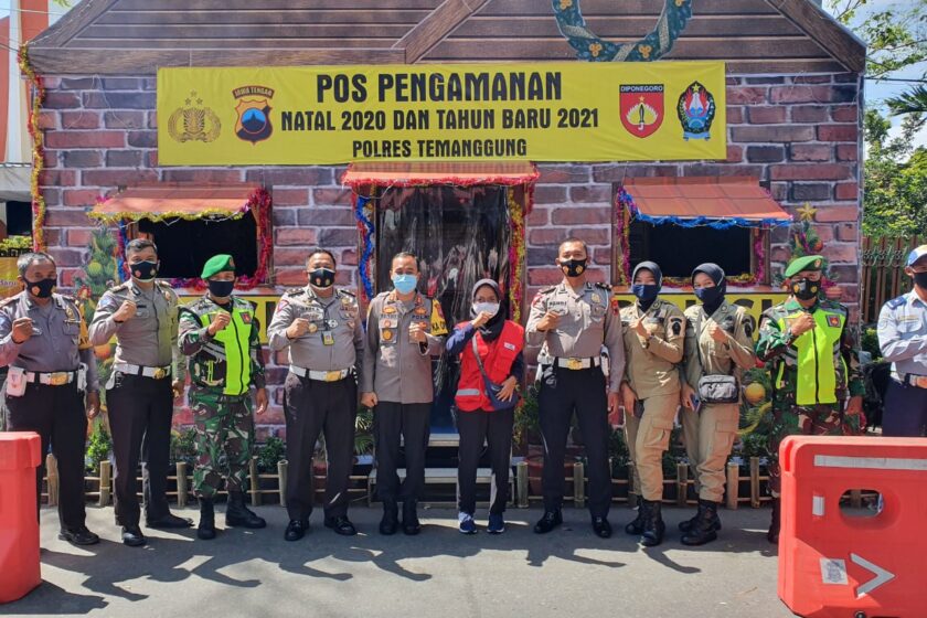 Ops Lilin Candi-2020, Kapolres Bersama Forkompinda Temanggung Cek Kesiapan Petugas