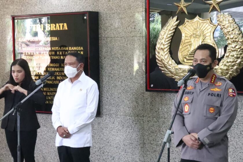 Disambangi Menpora, Kapolri Bahas Kegiatan Olahraga Bisa Terlaksana Disaat Pandemi