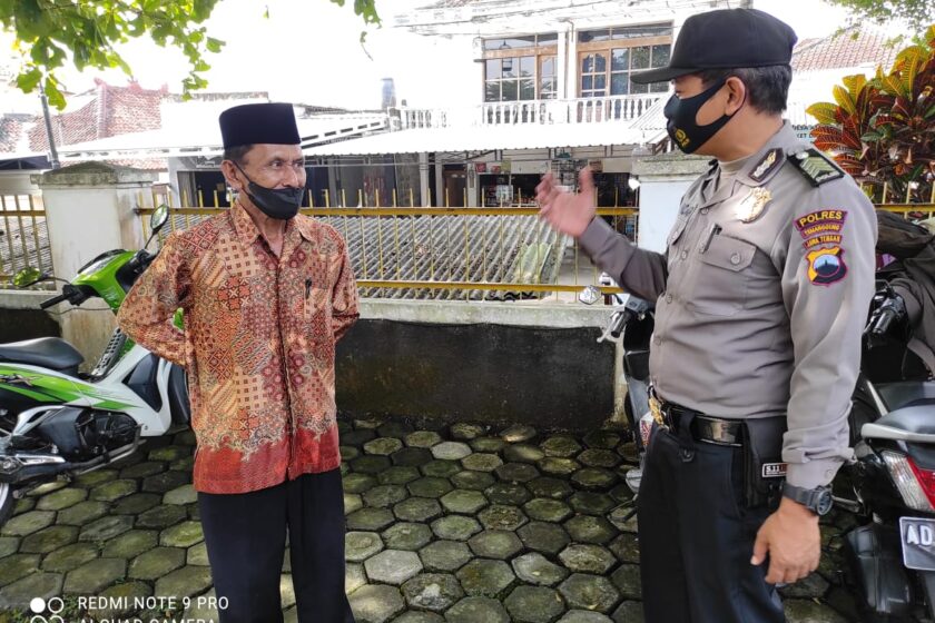 Tekan Angka Penyebaran Covid-19, Polsek Bulu Gencarkan Patroli Prokes 5M di Desa Bansari