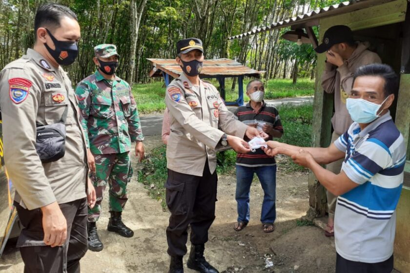 Tekan Laju Virus Corona, TNI-Polri Bejen Bersinergi Gelar Pendisiplinan Prokes 5M