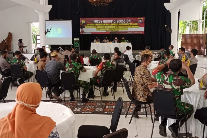 Menjelang Perayaan Natal dan Tahun Baru, Polres Temanggung Laksanakan Forum Group Discusuon