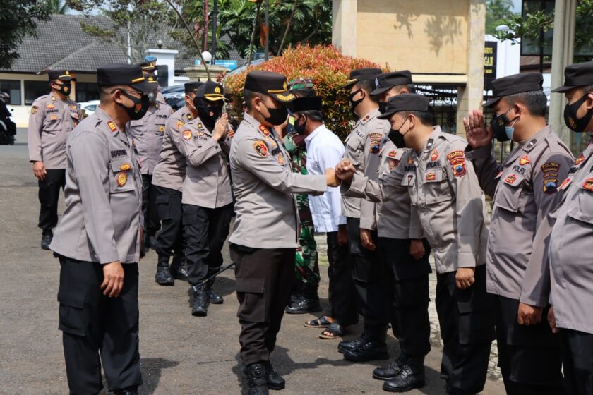 Cek Kesiapan Anggota, Kapolres Temanggung Bersama Para PJU Kunker ke Polsek Jajaran