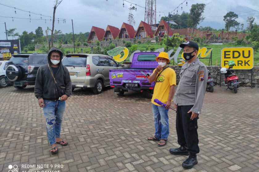 Ciptakan Rasa Aman, Polsek Bulu Patroli Objek Wisata di Pengilon Edupark