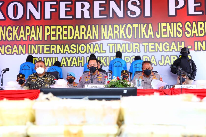 Ungkap Sabu 1,196 Ton, Kapolri: Kita Jaga Program Pemerintah Wujudkan SDM Unggul