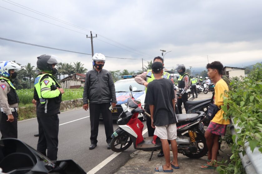 Nekat Balap Liar di Bulan Ramadhan, Ratusan Motor Disita Jajaran Polda Jateng