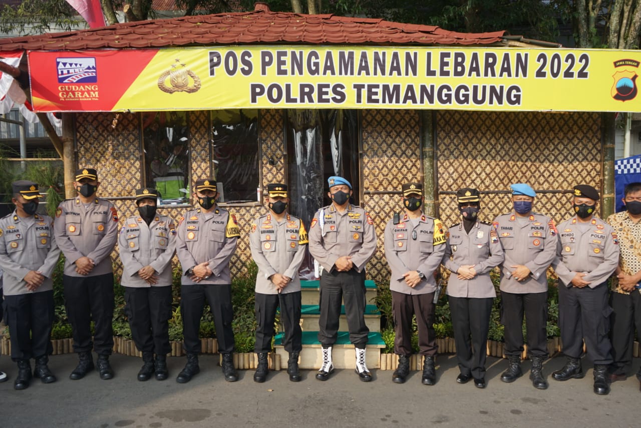 Cek Kesiapan Anggota, Div Propam Polri Kunjungi Pos Pam Ops Ketupat Candi Polres Temanggung