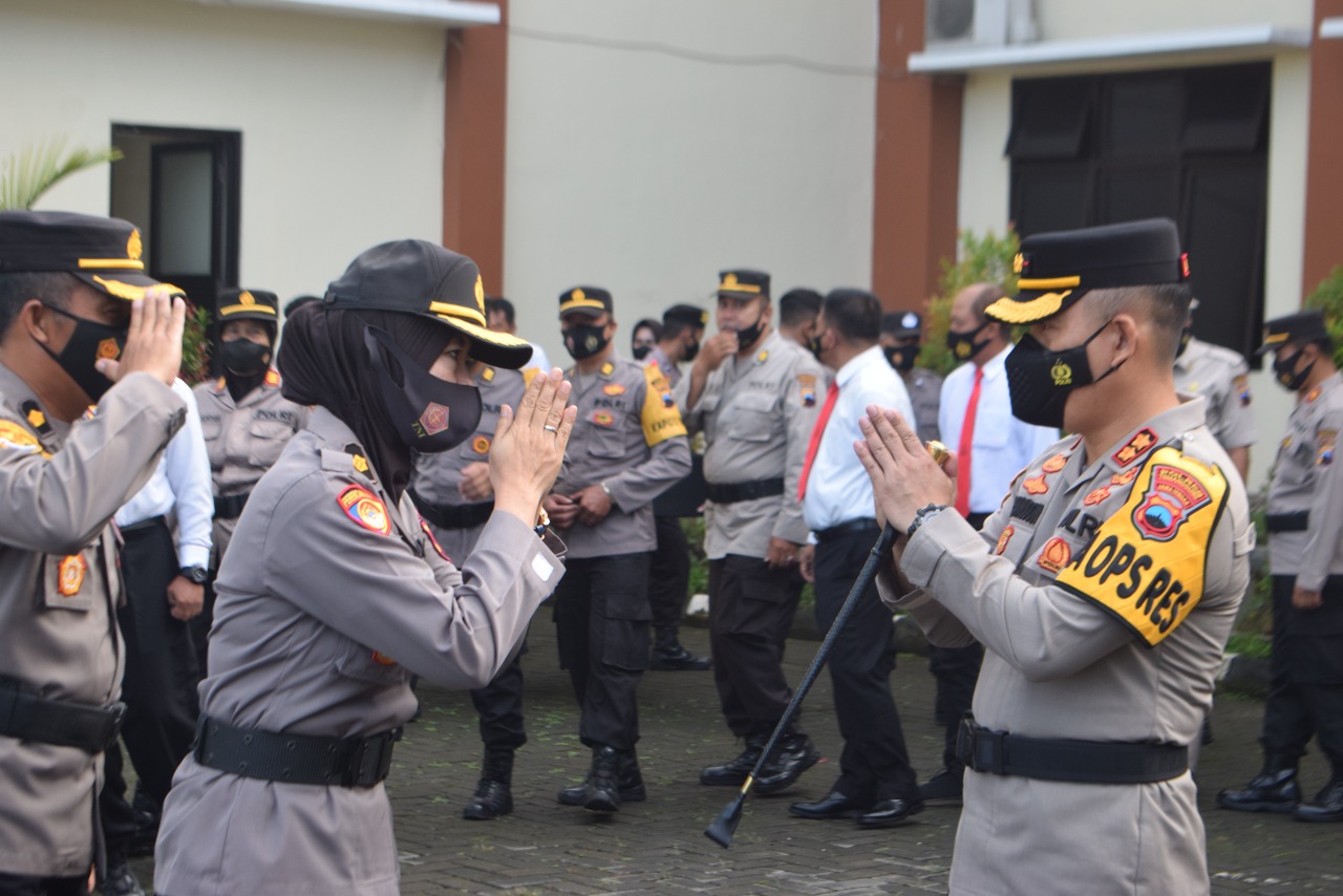 Pimpin Halal Bihalal, Ini Pesan Kapolres Temanggung Kepada Personelnya