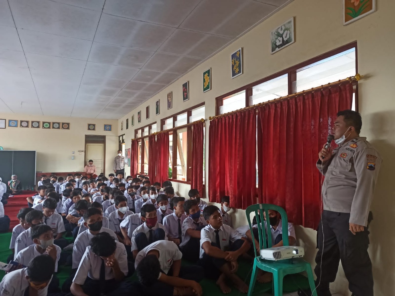 Ops Patuh Candi 2022, Polres Temanggung Sosialisasikan Tertib Berlalu Lintas di Kalangan Pelajar