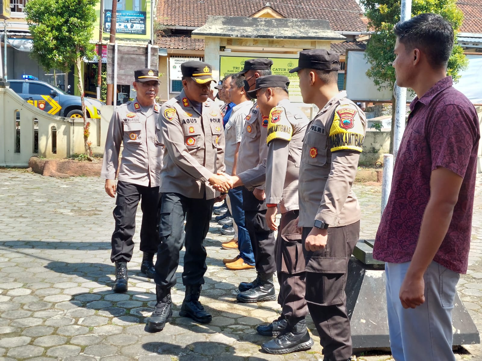 Cek Kesiapan Anggota, Kapolres Temanggung Kunjungi Polsek Jajaran