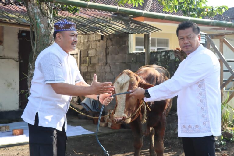 Idul Adha 1443 Hijriah, Kapolres Temanggung Pimpin Penyembelihan Hewan Qurban