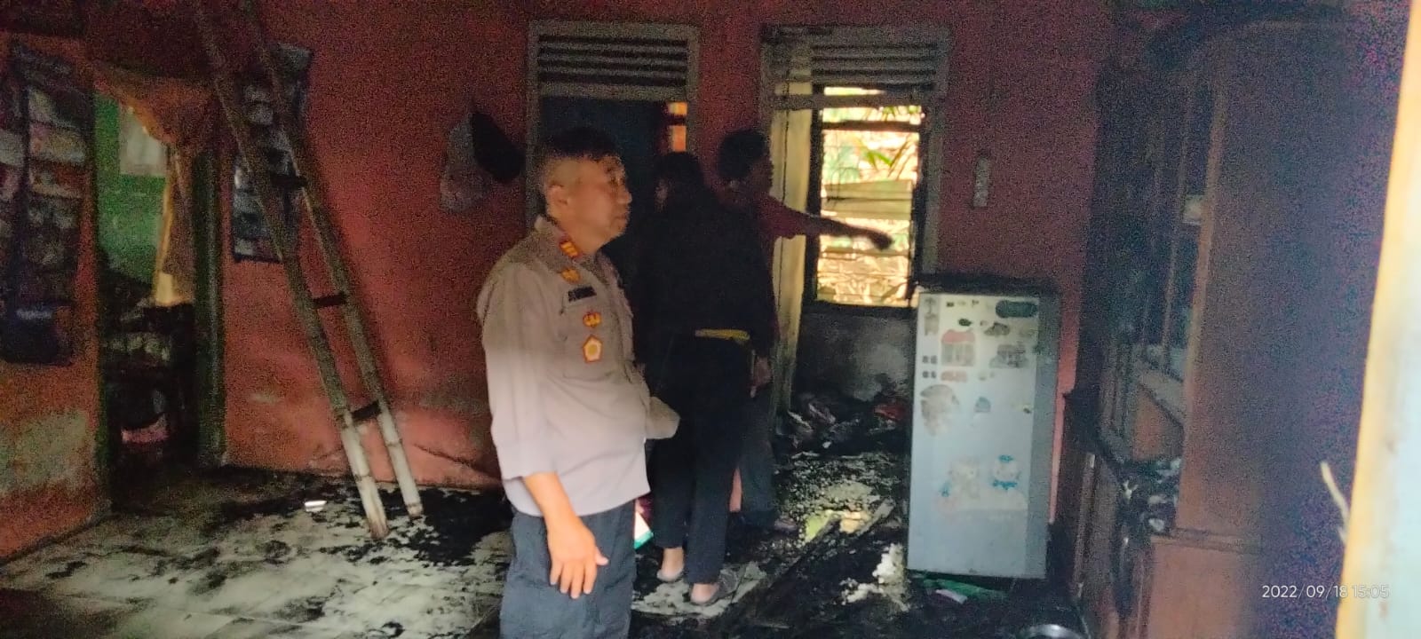 Konsleting Listrik, Rumah Eko Ludes Terbakar