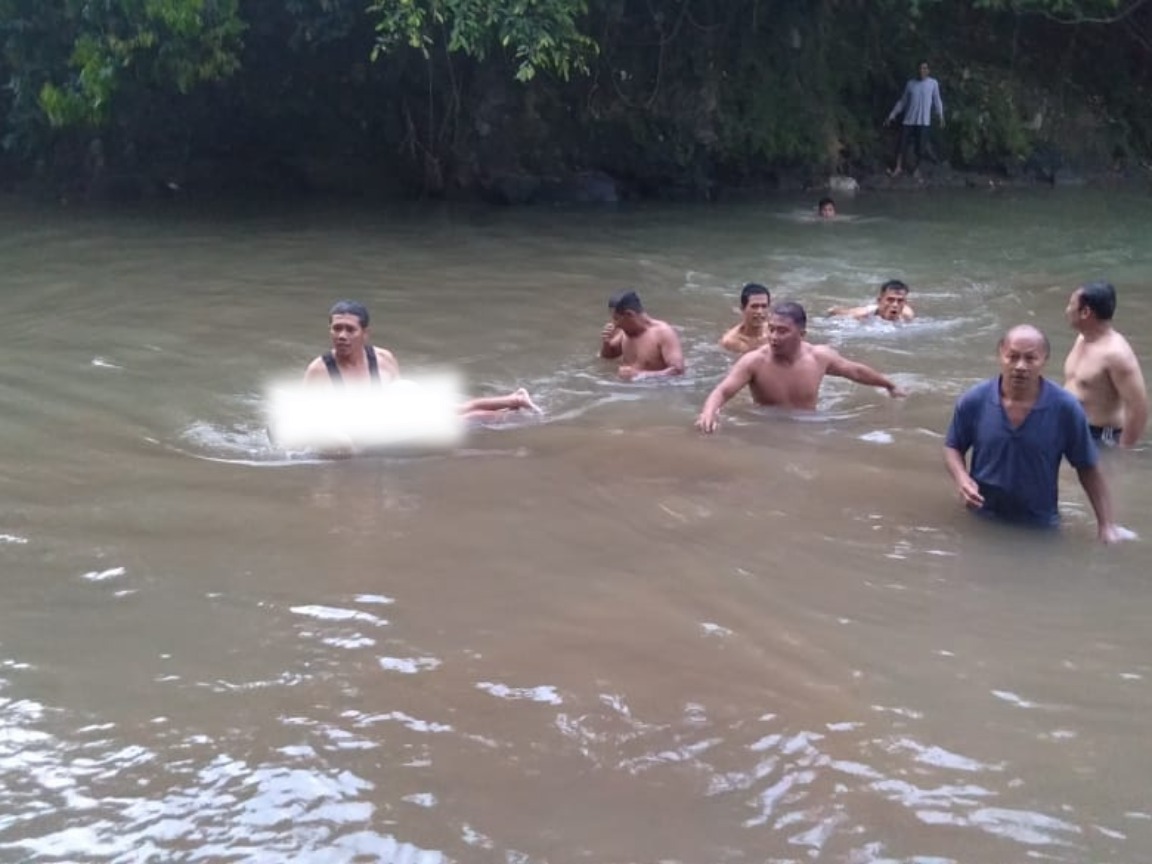 Bermain Di Sungai Tingal Kedung Kaloran, Galuh Tenggelam Dan Ditemukan Meninggal