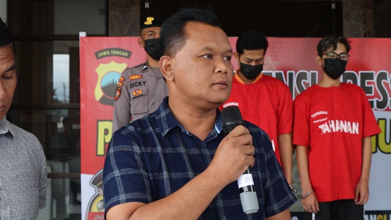 Terbukti Edarkan Narkoba, Dua Pemuda Diamankan Satresnarkoba Polres Temanggung