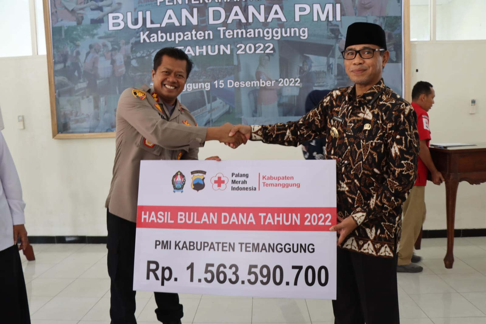 Melebihi Target, Bulan Dana PMI Tahun 2022 Terkumpul 1,5 Milliar