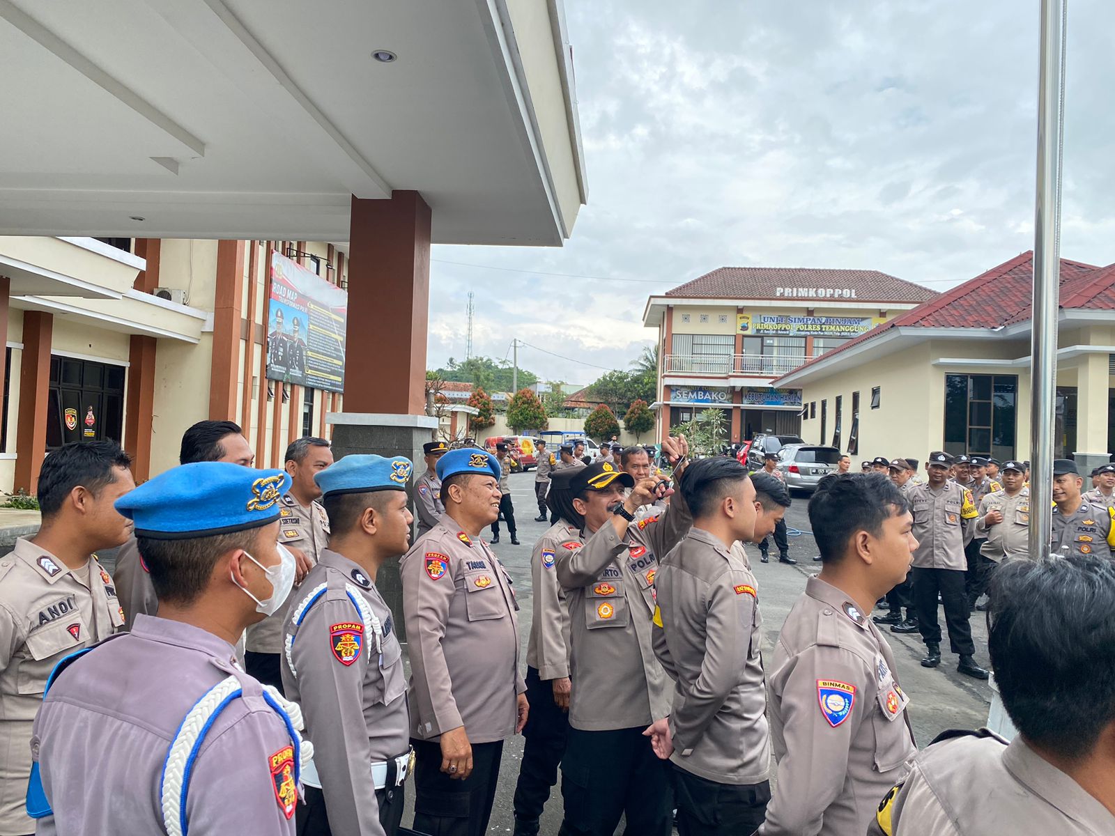 Si Propam Polres Temanggung Melaksanakan Gaktiblin Anggota Bhabinkamtibmas