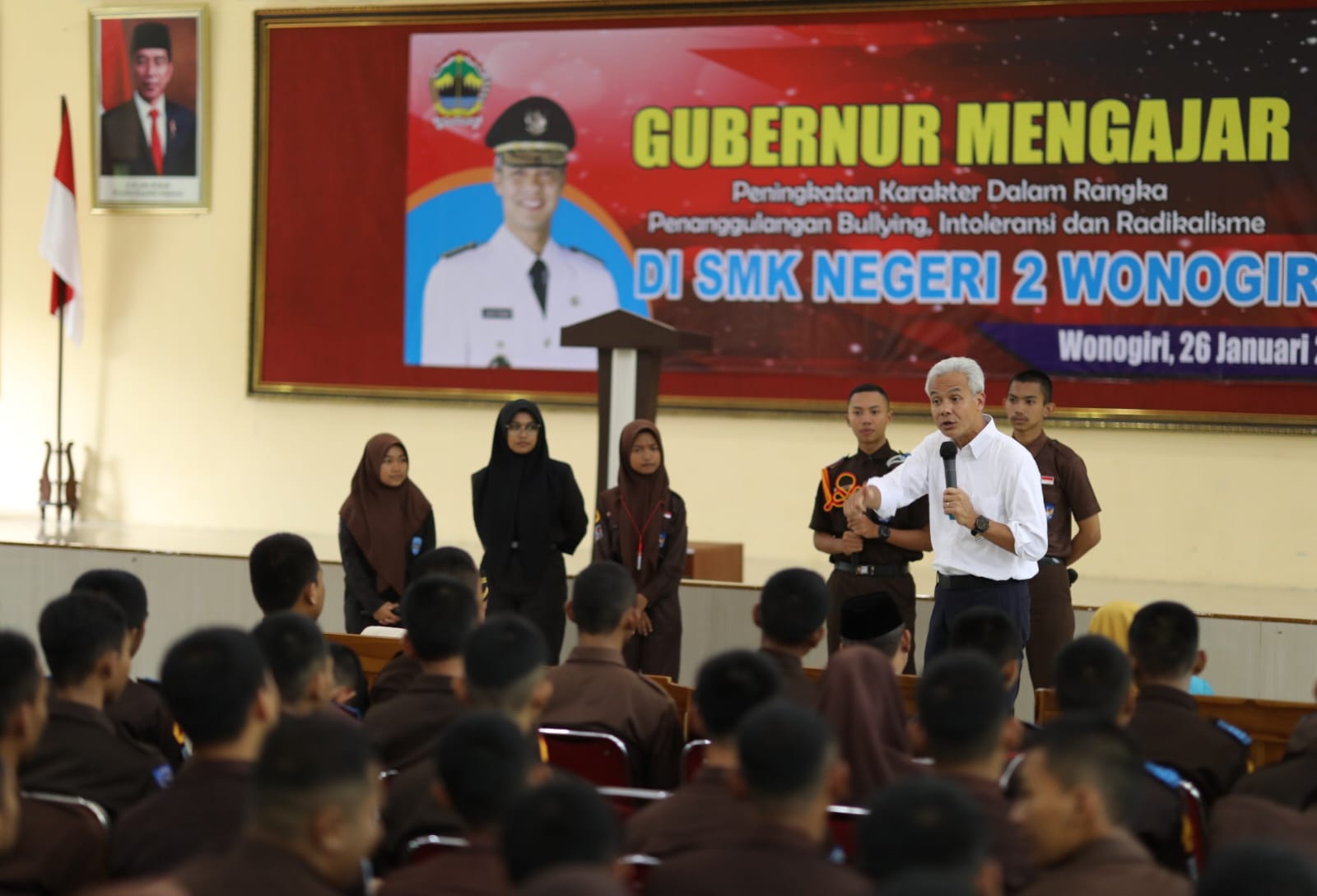 Ganjar Bangga Pelajar Antusias Cegah Perundungan dan Radikalisme