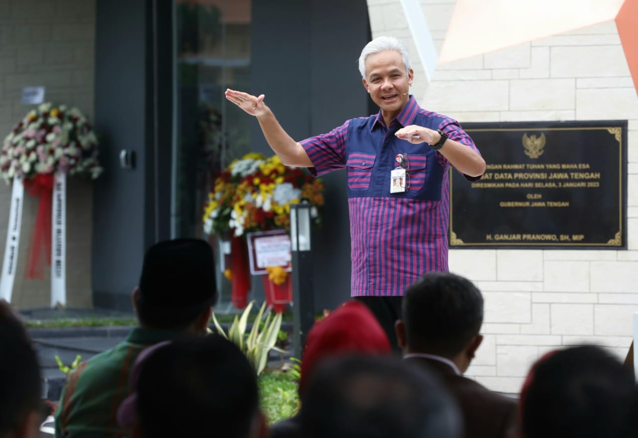 Ganjar, Jateng Jadi Provinsi Pertama Yang Punya Pusat Data Center di Indonesia