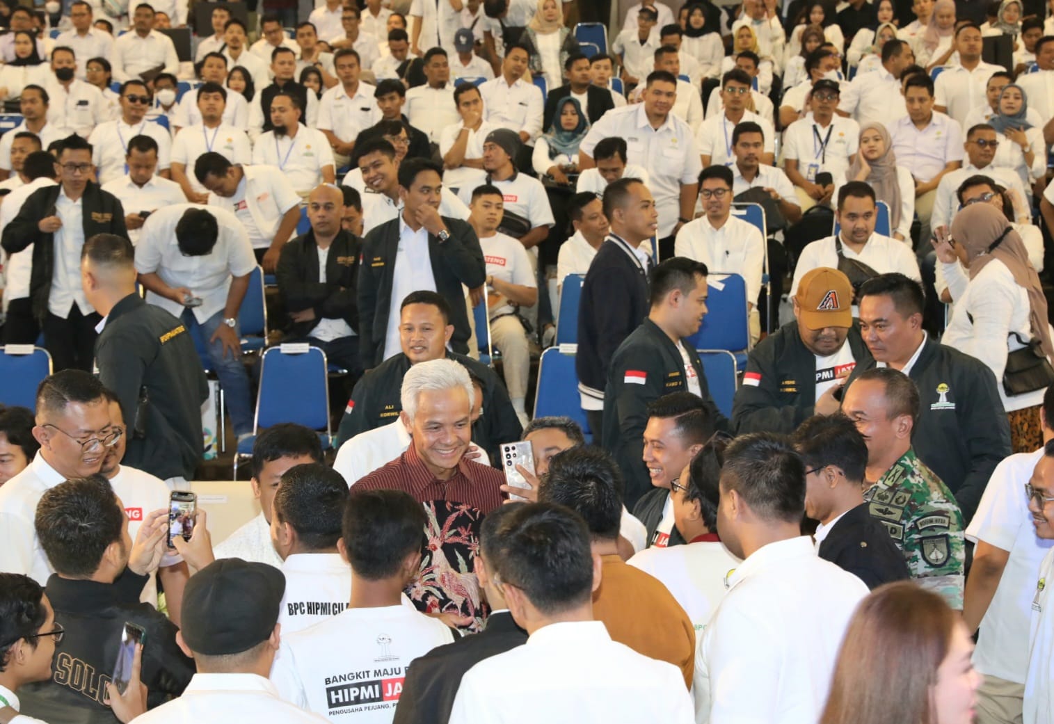 Ganjar Ajak Pengusaha Muda HIPMI Berkolaborasi, Tangkap Peluang Kebijakan Pemerintah