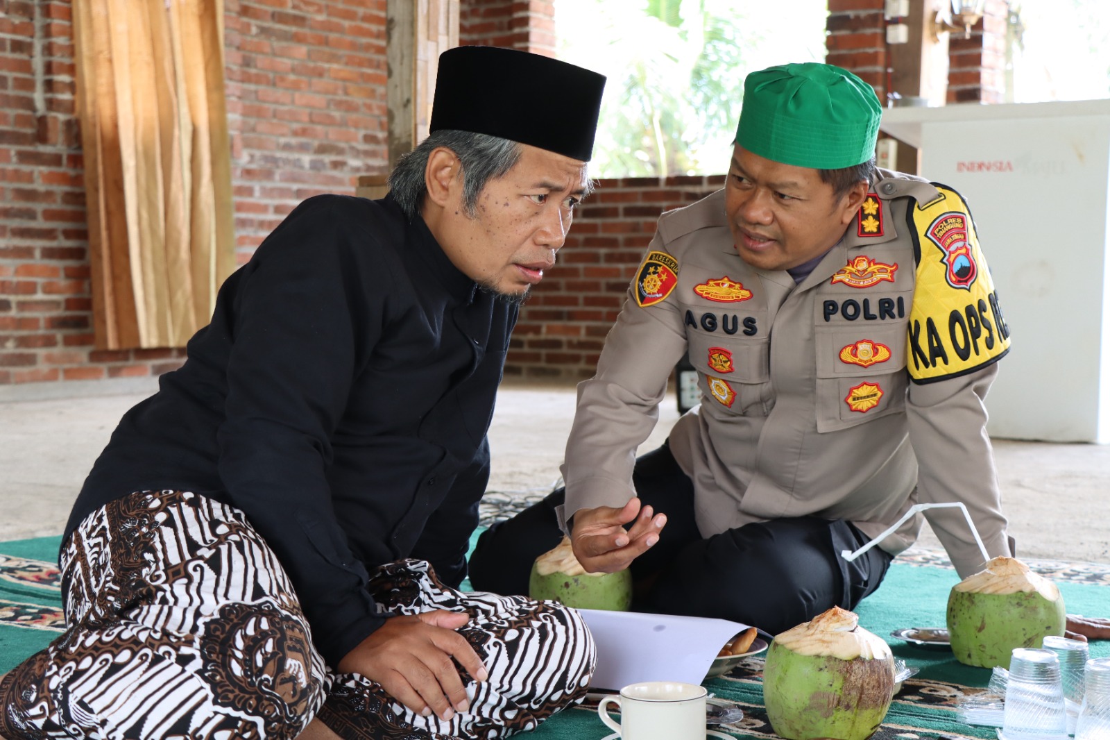 Ciptakan Situasi Kondusif Menjelang Pemilu, Kapolres Temanggung Bertemu Ketua PCNU dan Pengasuh ponpes Darussalan Ngadirejo