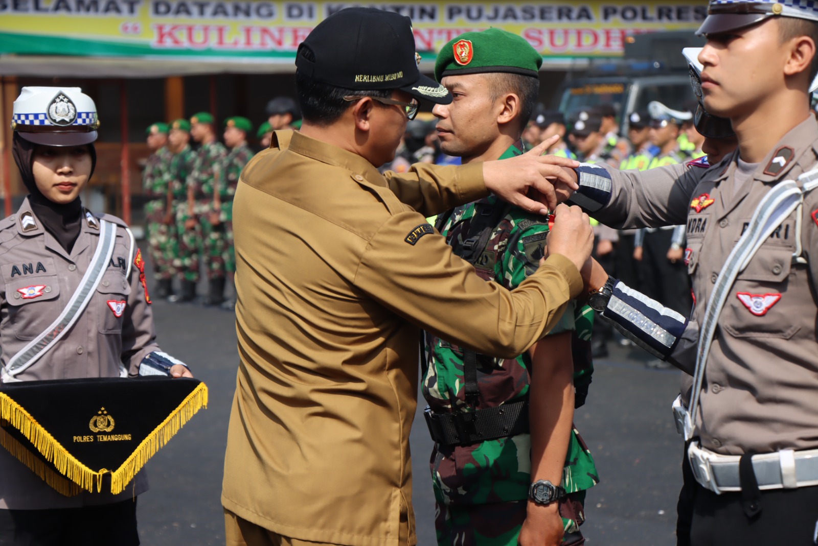 Cek Kesiapan Pengamanan Ops Ketupat Candi-2023, Polres Temanggung Laksanakan Apel Gelar Pasukan