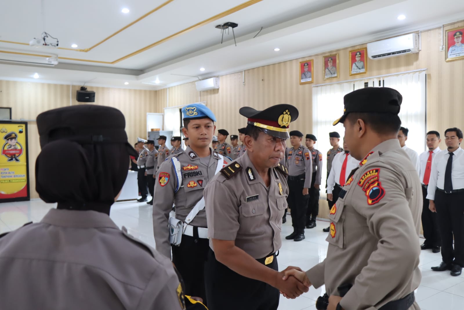 Kapolres Temanggung : Kenaikan Pangkat Harus di Syukuri Dan Dijadikan Motivasi