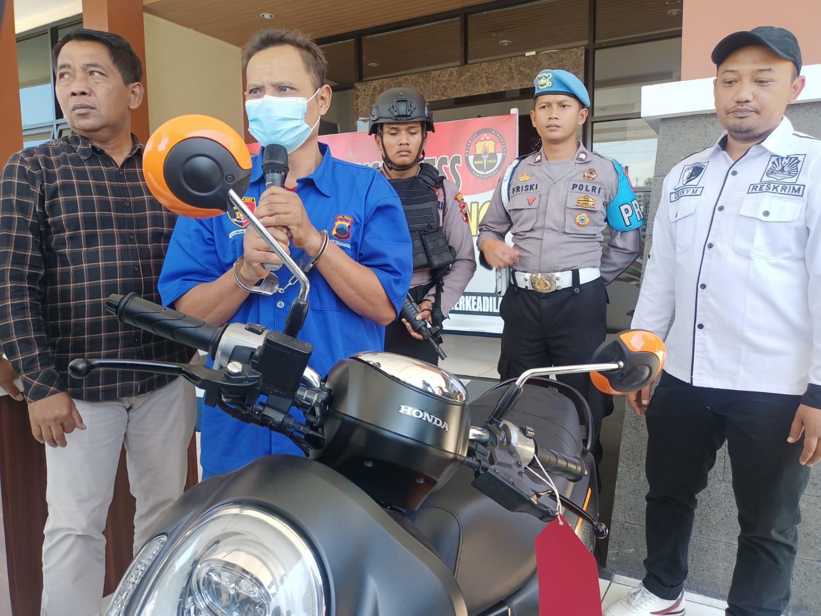 Curi Motor Buat Modal Slot, Warga Bumireso Wonosobo Ditangkap Polisi