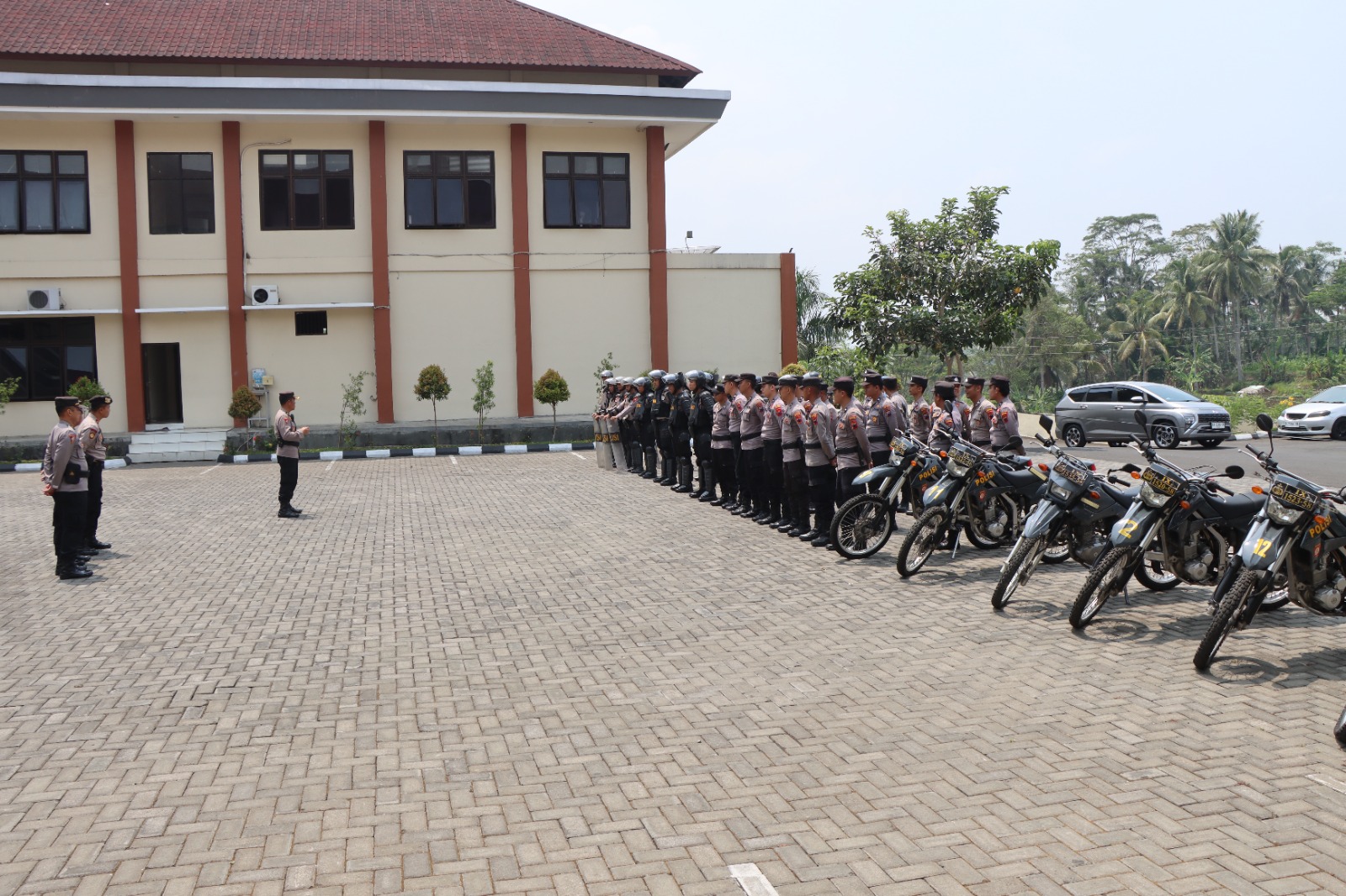 Ops Mantap Brata Candi – 2023, Polres Temanggung Rutin Cek Kesiapan Personil