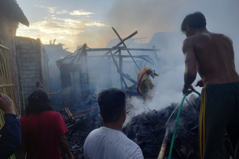 Akibat Lupa Matikan Kompor Saat Memasak Air, Dua Rumah Warga Jragan Ludes dilalap Sijago Merah