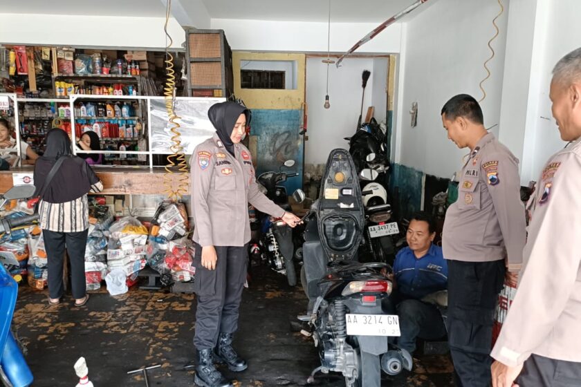 Cegah Penggunaan Knalpot Brong, Polres Temanggung Aktif Sosialisasi Kepada Pedagang Maupun Bengkel Sepeda Motor