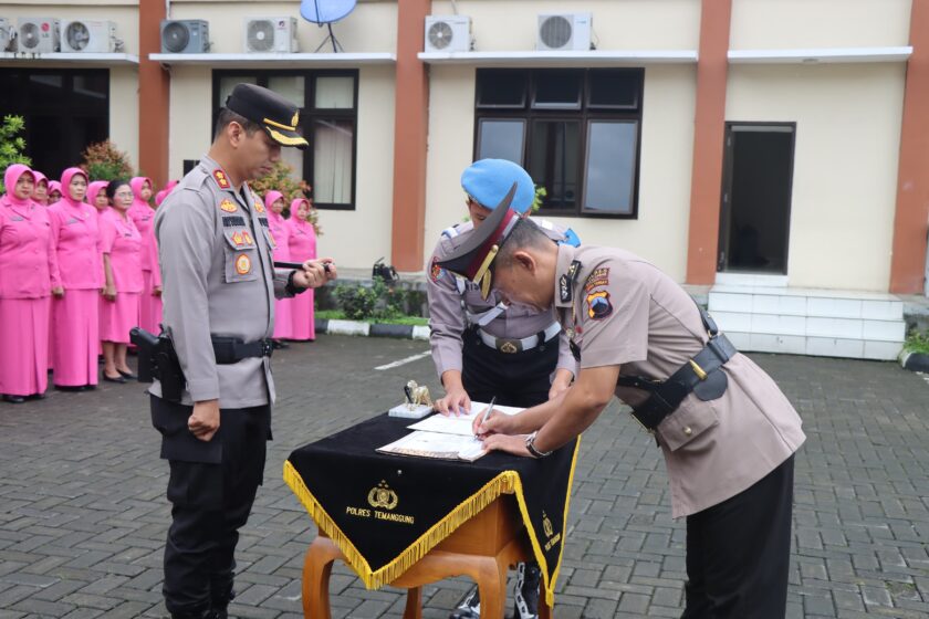 Gantikan AKBP Nur Sajaah Yang Memasuki Purna Tugas, Kompol Jianto Jabat Kabag Perencanaan Di Polres Temanggung