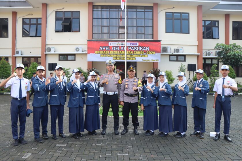 Ops Keselamatan Candi-2024, Polres Temanggung Laksanakan Apel Gelar Pasukan