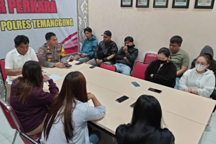 Gelar Razia Kegiatan Rutin Yang Ditingkatkan (KRYD), Polres Temanggung Berhasil Amankan Lima Pasangan Bukan Suami Istri