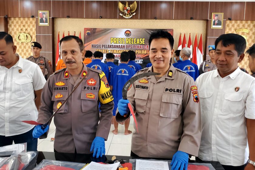 Hasil Ops Pekat Candi -2024, Polres Temanggung Berhasil Amankan 14 Tersangka