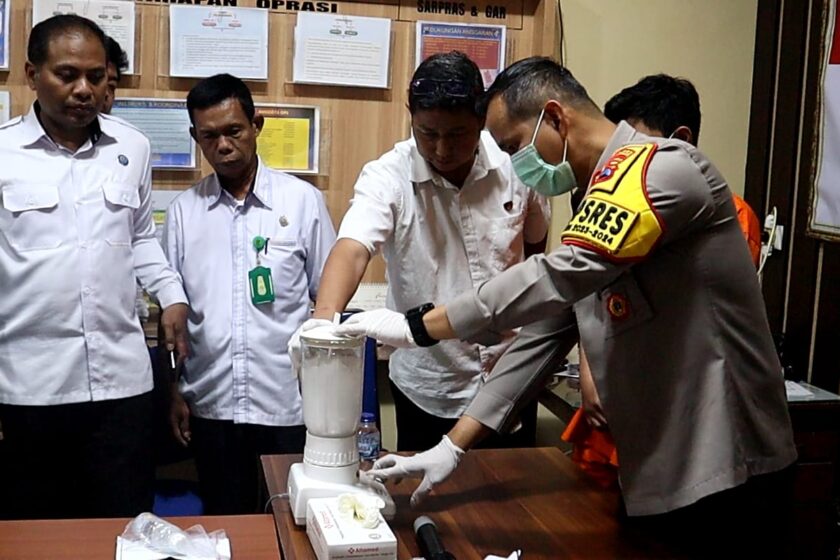 Satresnarkoba Polres Temanggung Musnahkan Barangbukti Narkoba Jenis Sabu Hasil Ops Pekat Candi-2024