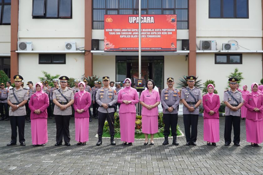 Serah Terima Jabatan Kapolsek Ngadirejo, Kedu dan Bejen, Kapolres Temanggung : Setiap Amanah Merupakan Tanggungjawab dan Ladang Ibadah