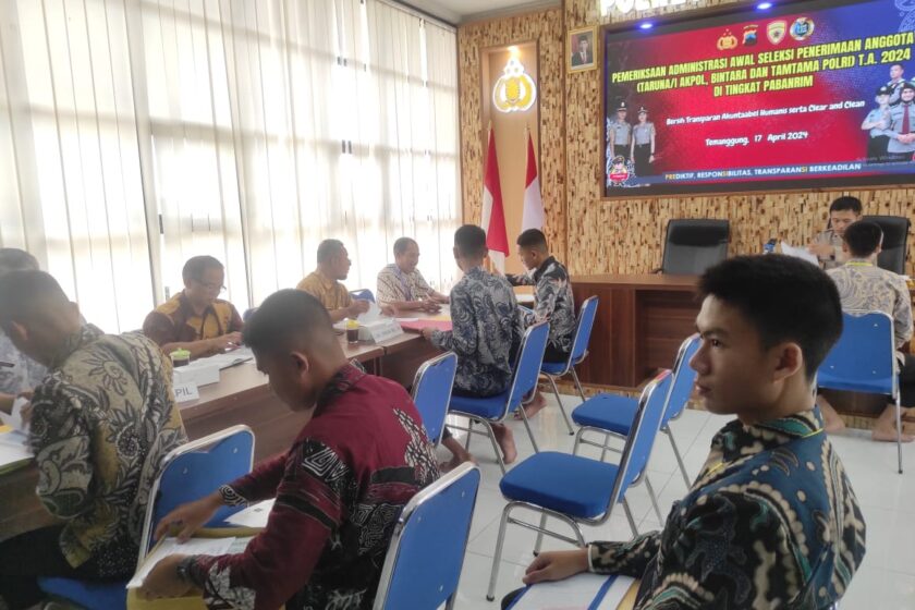 Pemeriksaan Rikmin, Polres Temanggung Jamin Penerimaan Anggota Polri Berlangsung Secara Bersih, Transparan, Akuntabel dan Humanis