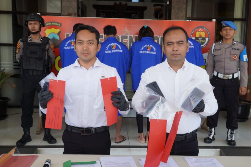 Peras Korban Dengan Modus Istri Berselingkuh, Empat Pelaku Warga Temanggung Diamankan Polisi