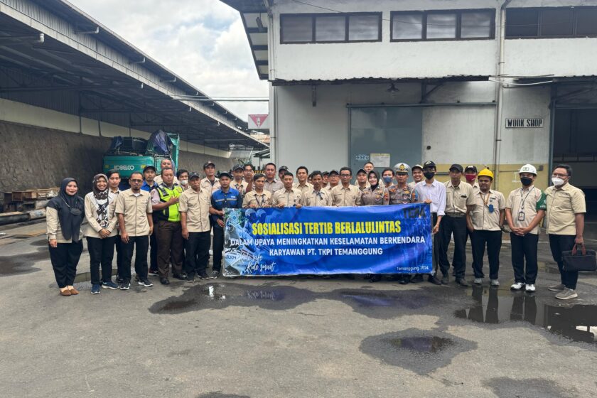 Ops Patuh Candi-2024 : Peduli Keselamatan, Satlantas Polres Temanggung Gelar Sosialisasi Keselamatan Berlalulintas Ke Perusahaan