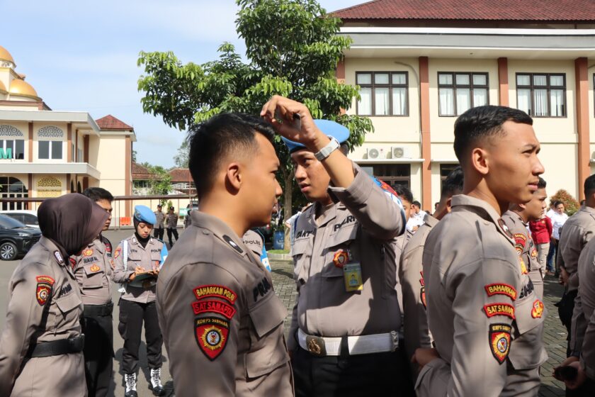 Cegah Pelanggaran Anggota, Sipropam Polres Temanggung Lakukan Kegiatan Gaktibplin terhadap Anggota dan ASN