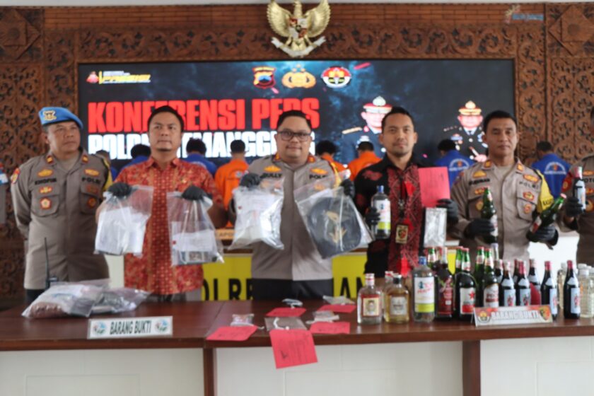 Polres Temanggung Gelar Konferensi Pers Terkait Hasil Kegiatan Rutin Dengan Target Yang Dioptimalkan