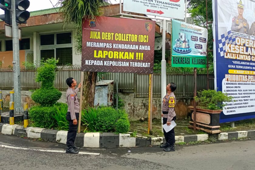 Satgas Binmas Polres Temanggung Sasar Pengunjung Car Free Day, Imbau Warga Tolak Premanisme