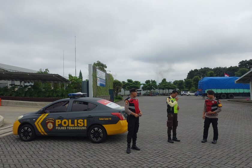 Polres Temanggung Kawal Keamanan Investasi, Sat Samapta Patroli Anti-Premanisme di PT Djarum SKT