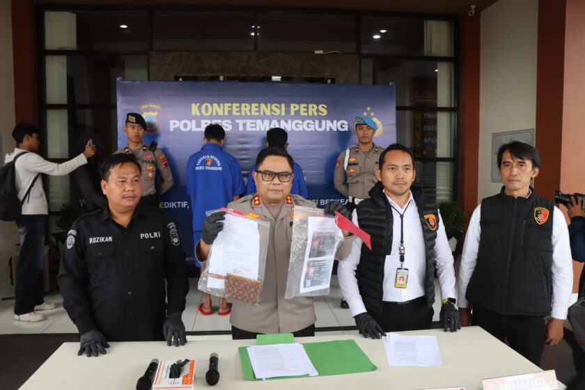 Lakukan Aksi Pemerasan, Ketua Ormas Squad Nusantara Temanggung Di Amankan Polisi
